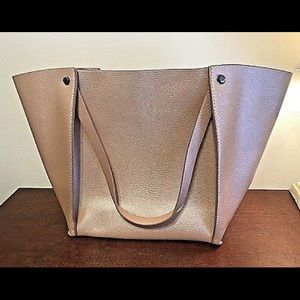 NWOT Rose gold Neiman Marcus tote
